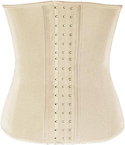 Yipost Women Latex Corset Waist Trainer for Weight Loss Workout Waist Cincher