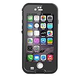 iPhone 6 / 6s Waterproof Case, Tomplus 6.6ft Underwater Waterproof Shockproof Dirtproof Snowproof Full Sealed Protective Case for Apple iPhone 6 / 6s 4.7 inch (T-Black)