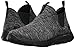 Skechers Sport Women's Flex Appeal 2.0-High Card Sneaker, black charcoal, 8.5 M US