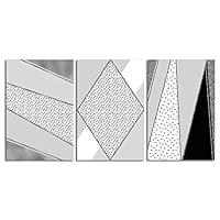signwin-3 Piece Canvas Wall Art-Abstract Geometric-Canvas Prints Home Artwork Decoration for Living Room,Bedroom - 16