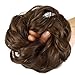 SHEDOWIG Messy Bun Hair Piece Scrunchies Hair Bun Extensions for Women Synthetic Updo Chignon Hairpiece