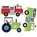 Wallies Wall Stickers, Multicolor