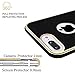 iPhone 7 Plus Case, iPhone 8 Plus Case, Luxury PU Leather Cloth Protective Cover Case, Magnetic Electroplate Rubber Slim Cell Phone Case iPhone 7/8 Plus Case (5.5 inch) - Black