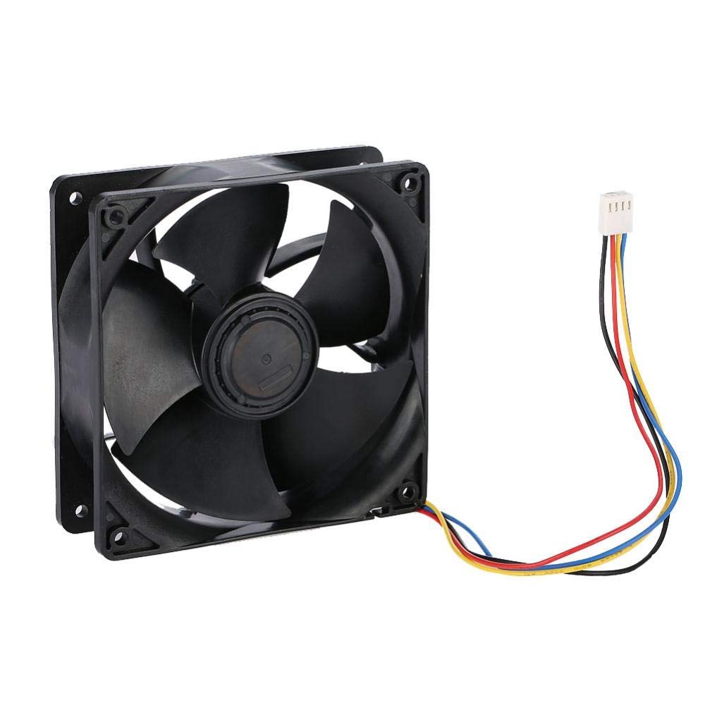 Cooling Fan for Antminer Mining, 36W, 7000RPM, 250.3CFM, Dual Ball Bearing, PWM Modulation, Low Noise, Fast Heat Dissipation, 4-Pin