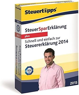 Steuersparerklarung Plus 2015 Fur Steuerjahr 2014 Amazon De