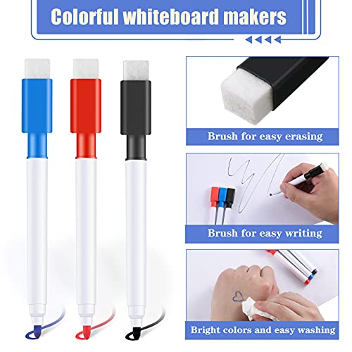 6 Pieces Dry Erase to Do List Reusable Lined Stickies Bright Daily