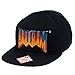 DOOM Logo Snapback ,Black ,One Size