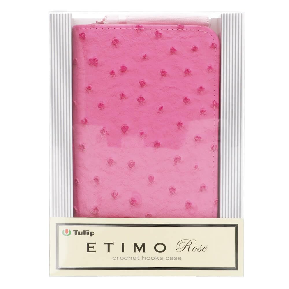 Tulip Crochet Hook case with Tassel, Pink - 1 piece