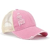 Dultua Trucker Hat Distressed Baseball Cap Golf Cap Adjustable Sportswear Hat for Men Women Unisex