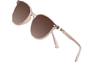 Arjien Retro Polarized Sunglasses for Women Men, 2024 Trendy Round Womens Mens Sun Glasses Shades 100% UV Protection