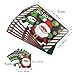 TINKSKY Christmas Placemats Table Mats Cup Coasters Non Slip Heat Resistant 12 pcs (Random)