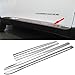 Chrome Body Side Door Moulding Trim Overlay Cover For Jeep Cherokee 2014
