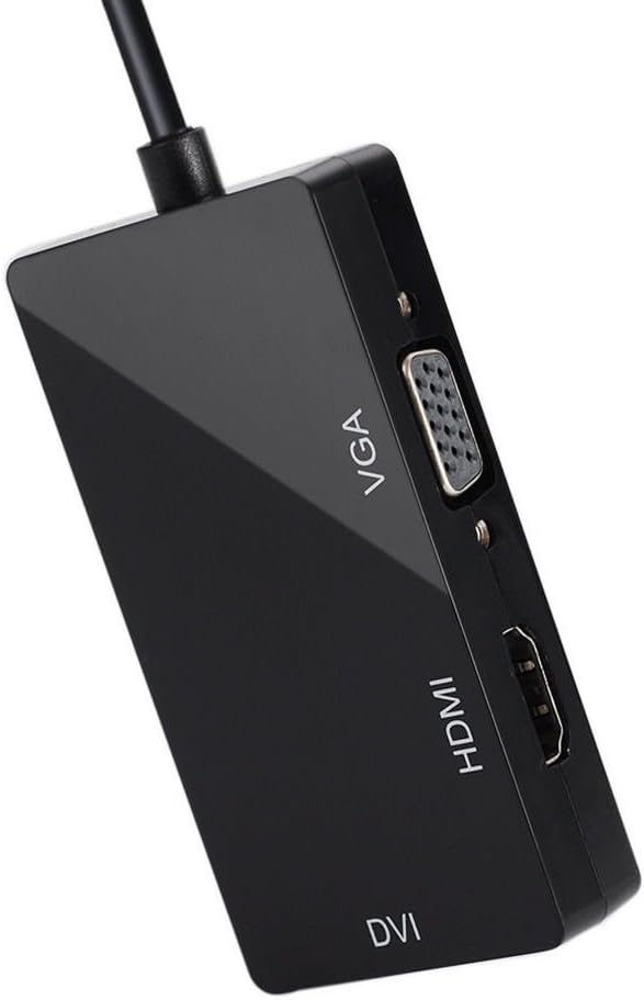 Mini Display Port DP to HDMI VGA DVI Converter For Microsoft surface pro 1 2 3 4, black - Image 5