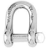 Wichard Captive Pin D Shackle - Diameter 10mm