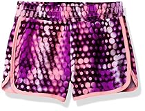 Reebok Toddler Girls' Active Short, Purple Print, 2T