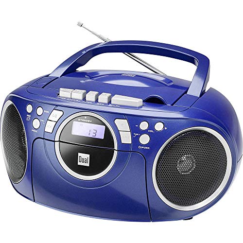 Dual 74834 "P 70" Enceinte Portable Boombox Bleu