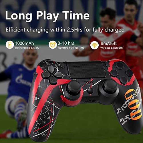 BLUE LAKE Performance PS4 Joystick,PS4 Controller Wireless 1000mAh