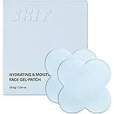 Skit Hydrating & Moisture Face Gel Patch | Hyaluronic Acid Hydrogel Patches with Glyceryl Glucoside for Deep Hydration & Soothing Care, Targeted Clover Mask, Korean Skincare | 4 Sets (8 Patches)