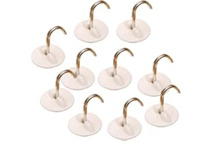 10Pcs Round Reusable Plastic Adhesive Hooks Wall Hooks Strong Adhesive Hooks Seamless Pink Hooks For Towel Loofah Bathrobe Co