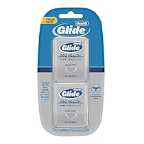 Oral-B Glide Pro-Health Deep Clean Cool Mint Flavor Floss Twin Pack 80 M