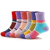 Girls Thick Cotton Socks Kids Winter Seamless Socks 6-Pack