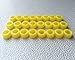 25pcs/Bag Large Type Dental Silicone Instrument Color Code Rings-Yellow
