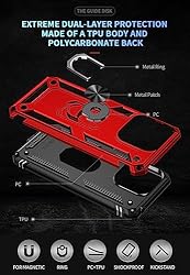Compatible with Xiaomi Poco C55 Case Cover,Built-in