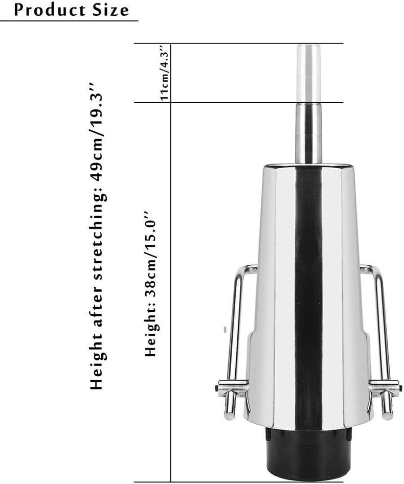 Barber Chair Replacement Hydraulic Pump 4 Screw Pattern Beauty Salon All Purpose 440/200kg lbs Weight Capacity Adjustable Height 4.3inch (Adjustable Height: 11cm (NO Base)): Kitchen & Dining
