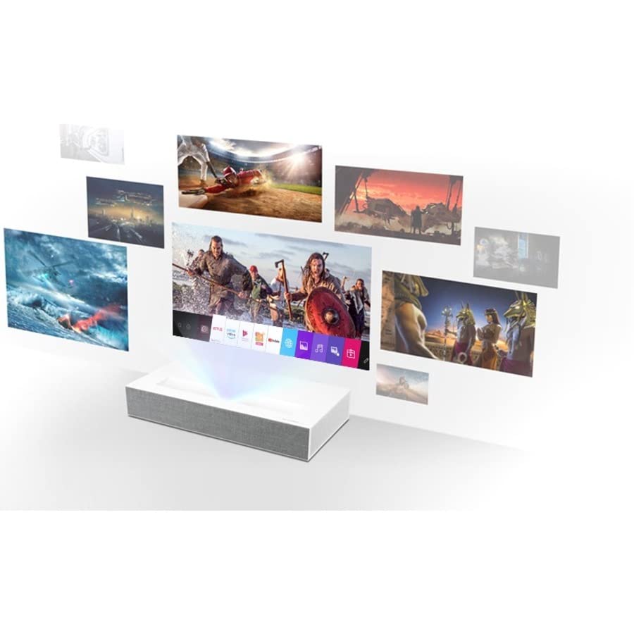 LG HU85LA Ultra Short Throw 4K UHD Laser Smart Home Theater Cinebeam