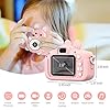 Kids-Camera-with-Silicone-Case-200MP-Rechargeable-Kids-Digital-Dual-Camera-with-20-Inch-IPS-Screen-1080P-Video-Camcorder-32GB-SD-Card-Selfie-Childrens-Camera-Toy-for-Boys-Girls-Age-3-12-Pink Kids Camera with Silicone Case, 20.0MP Rechargeable Kids Digital Dual Camera with 2.0 Inch IPS Screen 1080P Video…
