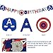 52 PACK Hero Birthday Party Decorations for Kids - Happy Birthday Banner, Colorful Balloons, Super Hero Mask, Wand | Aster Birthday Supplies Set for 1st 2nd 3rd 4-12 year boys
