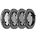 Neewer 4 Pieces Filter Kit for Yuneec Typhoon Q500 4K CGO3 Camera, Typhoon H Camera, Includes: ND4, ND8, UV and CPL Filter, Made of Optical Glass and Aluminum Alloy Frame