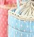 Franterd Waterproof Picnic Insulated Fashion Lunch Cooler Tote Bag Travel Organizer Box (Blue)