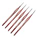 AIT Art Select Micro Detail Brush Set, 5 Miniature Paint Brushes for Fine Detail, Handmade in USA for Trusted Performance, Triangular Handle Design for The Best Grip and Ultimate Precision