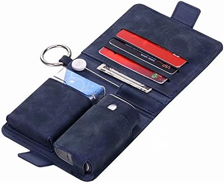 Amazon Co Jp Gloケース Puレザーで高級感 Gloケース 加熱式タバコ 落下 衝撃吸収 手触りよい ギフト プレゼント ネイビー ドラッグストア