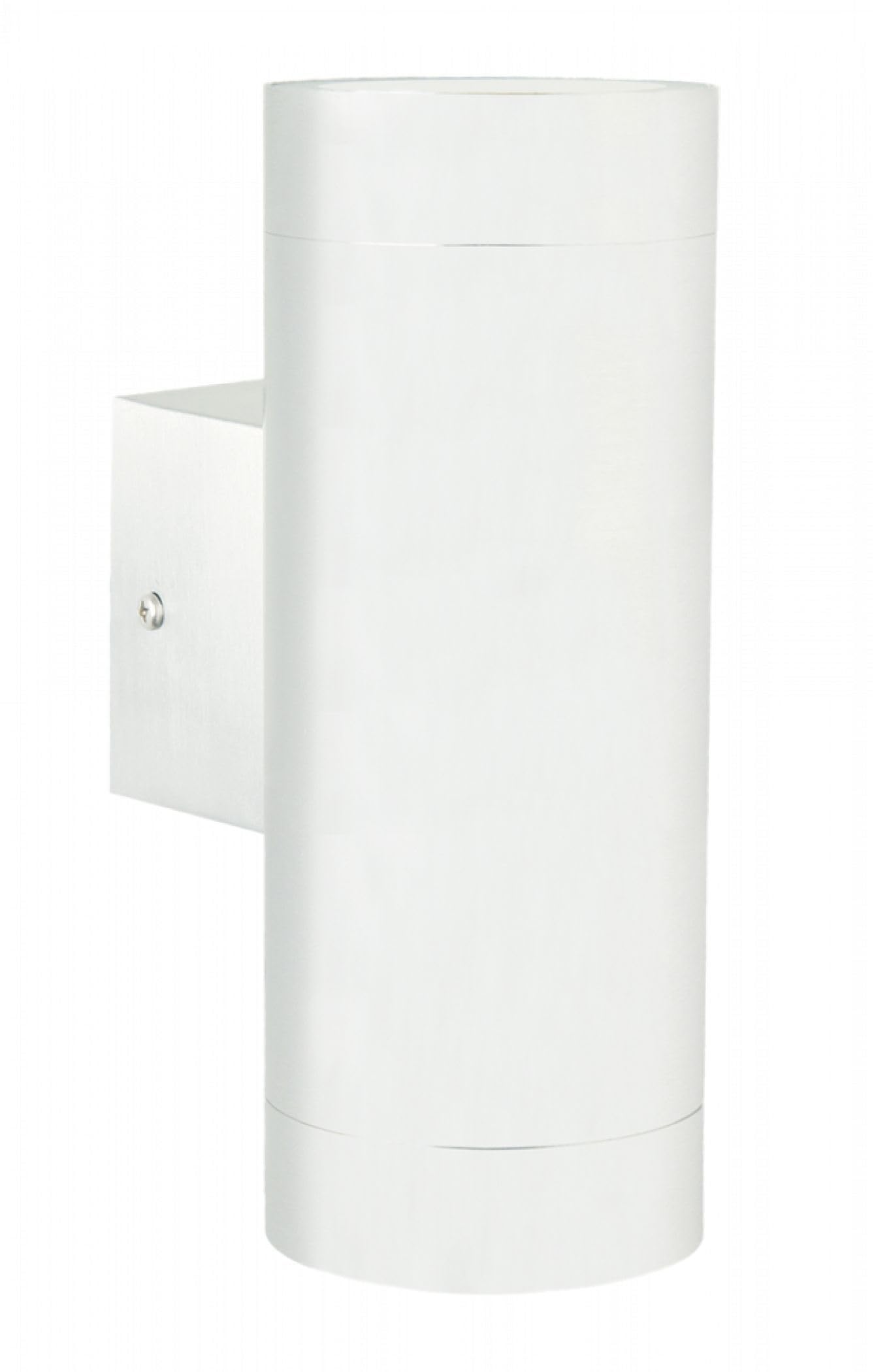 Nordlux Tin Outdoor Wall Light White Metal GU10 Weatherproof - Garden, Patio, Entrance Mains Powered, IP54