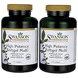 Swanson High Potency Softgel Multivitamin Iron Free 240 Sgels