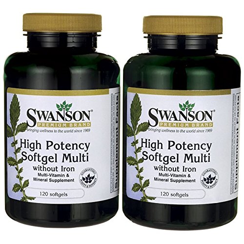 Swanson High Potency Softgel Multivitamin Iron Free 240 Sgels Swanson High Potency Softgel Multivitamin Iron Free 240 Sgels