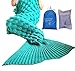 MOFANG FAMILY Soft Mermaid Tail Blanket Sofa Quilts Sleeping Bag for kids Adult 71