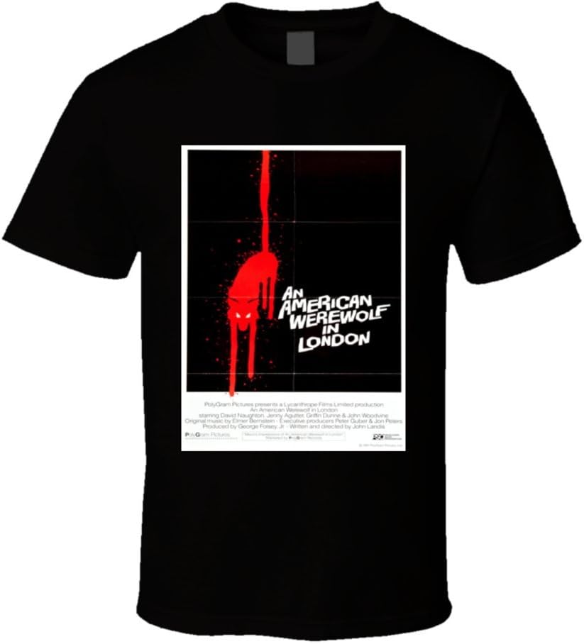 an American Werewolf in London 80's Cult Classic Horror Movie T Shirt