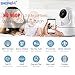 Indoor Wireless Security Camera 2 Way Audio IP Webcam Pet Baby Monitor Camera Wifi Indoor Camera Smart Home Security Pan Tilt Wifi Camera SD Card Dual Band HD Wireless IP Camera Night Vision960P-White
