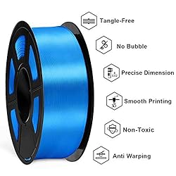 SUNLU Silk PLA Filament 1.75mm, Neatly Wound Shiny