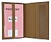 MARSHAL USA Gold Logo Passport Cover Holder for Travel (Pink)