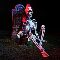 35" Posable Halloween Skeleton,Life Size Plastic Skeleton with Movable/Posable Joints-Perfect for Halloween Decorations/Party Favors