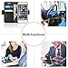 iXCC Detachable Folio Magnetic Cover Case [2 in 1] with Premium Leather and Credit Card Slots for iPhone 6s Plus / 6 Plus - Black