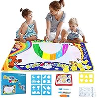 Kleverburra Water Doodle Mat, Mess Free Coloring Arts & Crafts for Kids & Toddlers, Educational Toys & Birthday Gifts,...