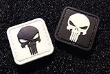 tactical Glow-in-the-dark the Punisher Skull PVC Patches