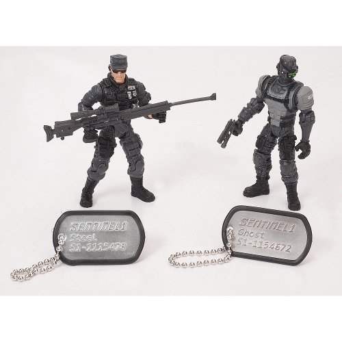 True Heroes Soldier 2-Pack- Steel/Ghost