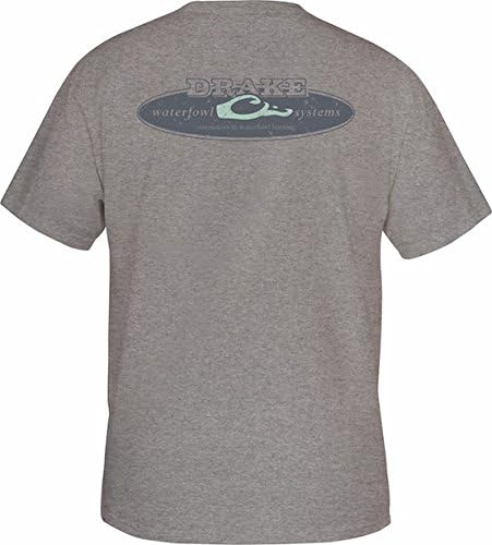 Drake Men's Surf T-Shirt (Medium, Graphite Heather)