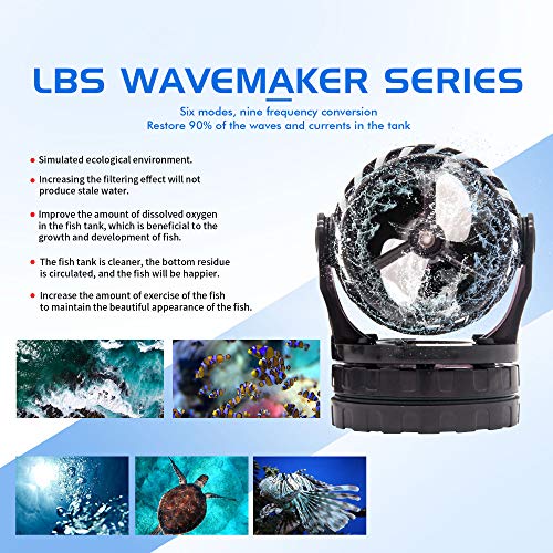 DAI BAO Wave Maker Pump 2400 GPH 24 V DC ECO Quiet Propeller Loop Sine